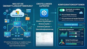 Optimierung der Updateübermittlung verwalten in Windows