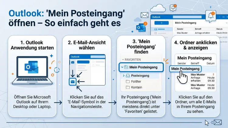 Outlook „Mein Posteingang“ öffnen: So geht es einfach