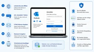 Outlook/Hotmail anmelden: So geht es einfach und sicher