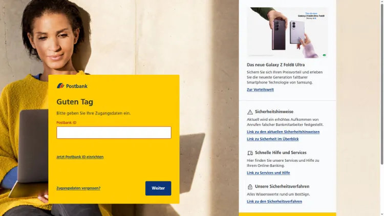 Postbank Online-Banking Login: So geht es einfach