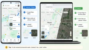 Satellitenansicht in Google Maps aktivieren: So geht es