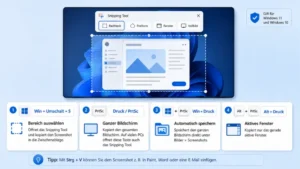 Screenshot erstellen/machen in Windows 11 und Windows 10