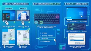 Sich von Windows 11 und 10 abmelden: So geht es einfach