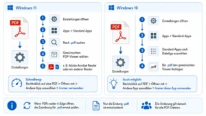 Standard-PDF-Viewer ändern und festlegen in Windows 11/10