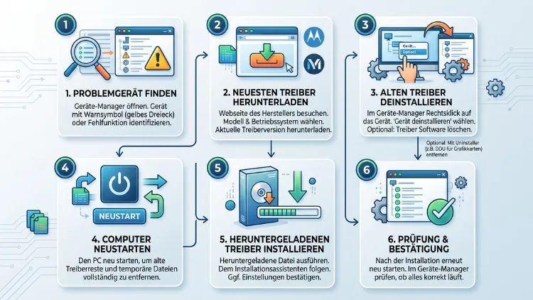 Treiber neu installieren: Schritt-für-Schritt-Anleitung