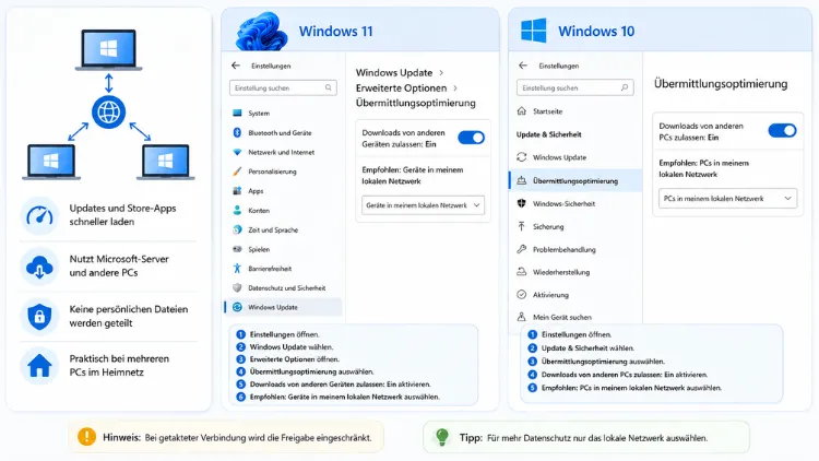 Update-Übermittlungsoptimierung aktivieren in Windows 11/10