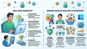 Was sind Passkeys und warum sind sie wichtig in Windows?