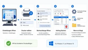 Windows 11/10: Aktuelle Druckaufträge löschen – so geht’s
