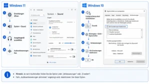 Audioverbesserungen deaktivieren in Windows 11/10