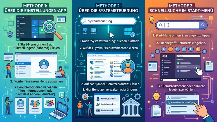 Windows 11/10: Benutzerverwaltung aufrufen – so geht’s