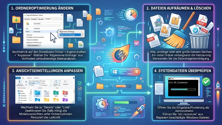 Windows 11/10: Downloads-Ordner schnell machen – so geht’s