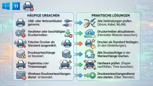 Windows 11/10: Drucker reagiert nicht – Ursachen & Lösungen