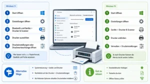 Druckereinstellungen in Windows 11/10 finden – Anleitung