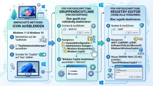 Windows 11/10: KI‑Copilot deaktivieren – so geht’s