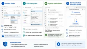 Prozess oder EXE auf Virus prüfen in Windows 11/10 – Anleitung