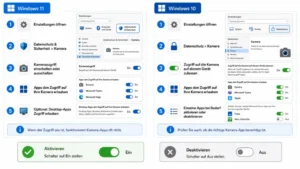 Windows: Kamerazugriff aktivieren, deaktivieren – so geht’s