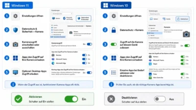 Windows: Kamerazugriff aktivieren, deaktivieren – so geht’s