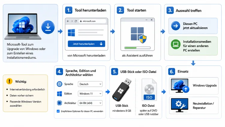 Windows Media Creation Tool (MCT)