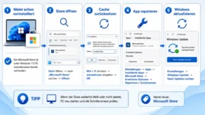 Windows Store herunterladen und installieren: So geht es einfach