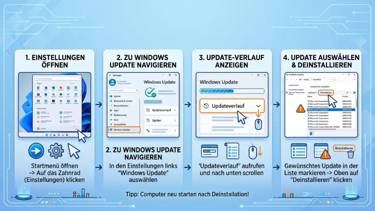 Windows-Update deinstallieren: So geht es schnell und einfach