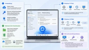 Zurücksetzen des PCs für einen Neustart von Windows 11/10