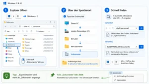 „Eigene Dateien“-Ordner finden in Windows 11 und 10: So geht’s
