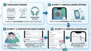AirPods: Kopfgesten deaktivieren – so geht’s