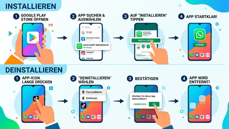 Android-Apps installieren und deinstallieren – so geht’s