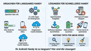 Android-Handy ist zu langsam? Ursachen & Lösungen erklärt