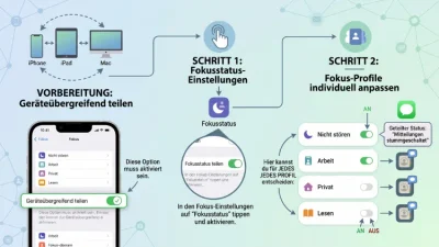 Apple: Fokusstatus je Profil teilen – so geht’s