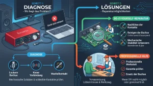 Audio-Interface: USB-Buchse reparieren – Diagnose & Lösungen