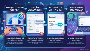 Bluetooth am Laptop einschalten: So geht es einfach
