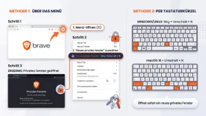 Brave Browser: Neues Inkognito-Fenster öffnen – so geht’s