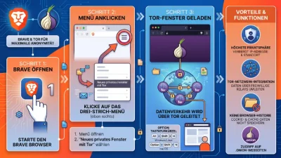 Brave Browser: Neues privates Fenster mit Tor öffnen – so geht’s