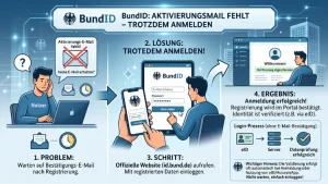 BundID: Aktivierungsmail fehlt – trotzdem anmelden