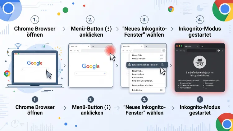 Chrome: Inkognito-Modus öffnen und starten – so geht’s