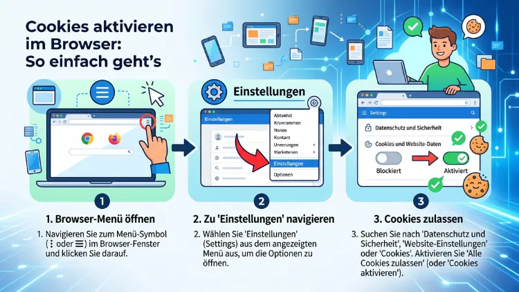 Cookies aktivieren im Browser: So einfach geht’s