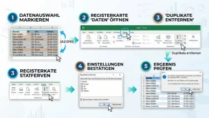 Excel: Duplikate entfernen – so geht’s