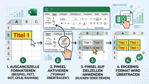 Excel: Pinsel zum Malen nutzen – so geht’s