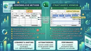 Excel: Strukturierte Verweise nutzen – schneller rechnen