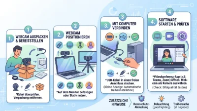 Externe Webcam anschließen: So geht es schnell und einfach