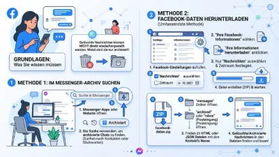 Facebook: Gelöschte Nachrichten finden – so geht’s