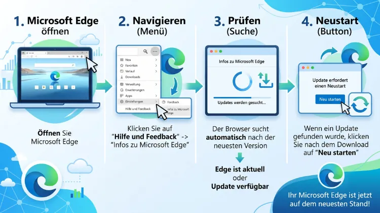 Microsoft Edge: Auf neueste Version aktualisieren – so geht’s