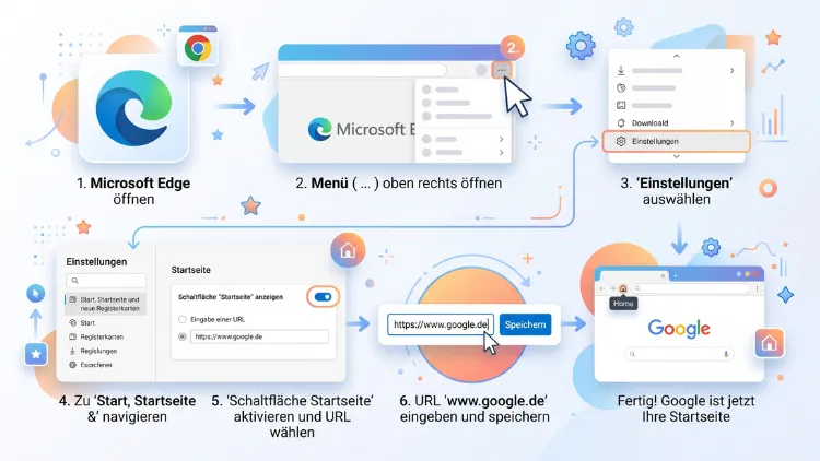 Microsoft Edge: Google als Startseite festlegen – so geht’s