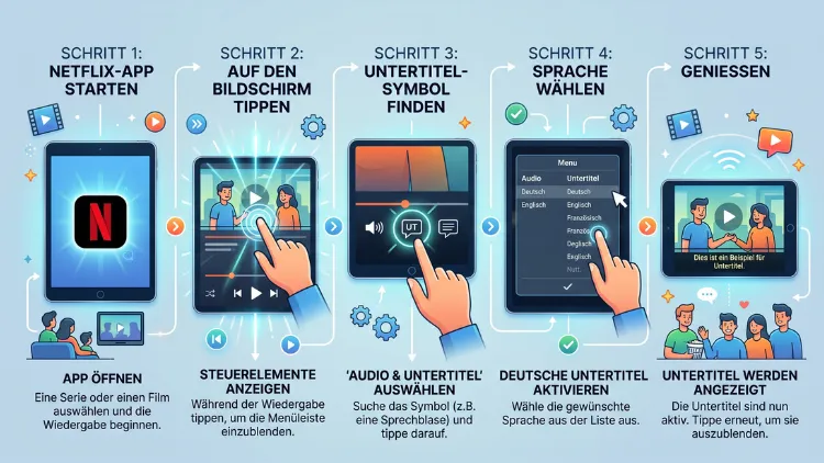 Netflix auf dem iPad: Untertitel aktivieren – so geht’s