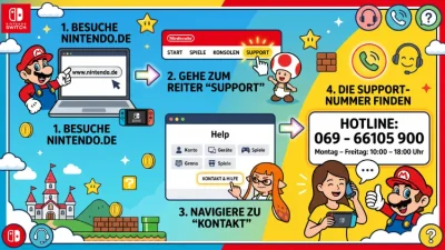 Nintendo DE: Support-Nummer finden – so geht’s