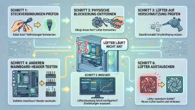 PC‑Lüfter läuft nicht an? Ursachen & Lösungen einfach erklärt