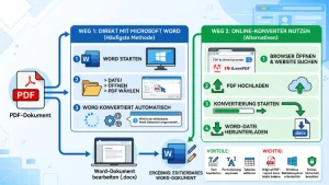 PDF in Word umwandeln unter Windows: So geht es einfach