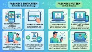 Passkeys einrichten und nutzen: So geht es einfach