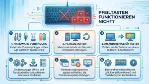 Pfeiltasten funktionieren nicht: Ursachen & Lösungen erklärt